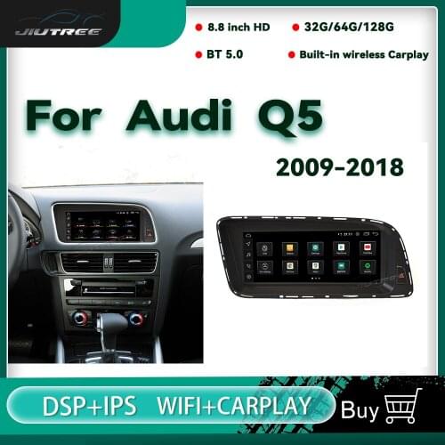 8.8 Inch Anti-glare Screen Android Car Radio For Audi Q5 2009-2018 Navigation Multimedia Player Wireless Carplay Stereo Receiver