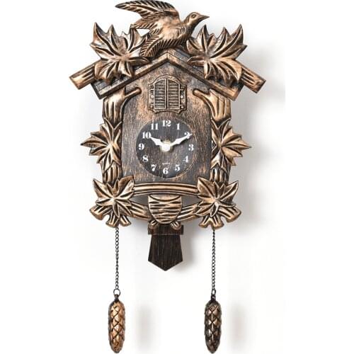 Cuckoo Clock Living Room Wall Bird Alarm Watch Modern Brief Children Decorations Home Day Time Alarm
