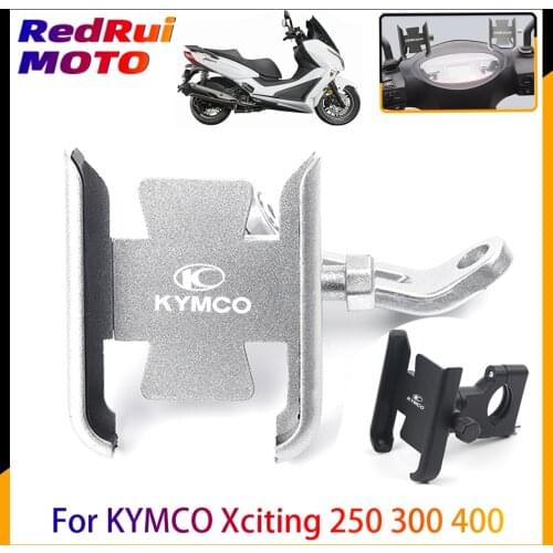 For KYMCO Xciting 250 300 400 AK550 CT250 CT300 S400 CK250T DOWNTOWN Motorcycle Mobile Phone Holder GPS Navigator Bracket Access