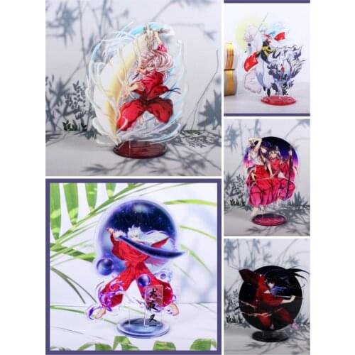 New style Anime Inuyasha Acrylic Stand Model Action Figure collection toy gift 15CM