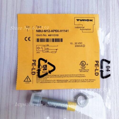 NI8U-M12-AP6X-H1141 NI8U-M12-AN6X-H1141 Turck New Proximity Switch Sensor