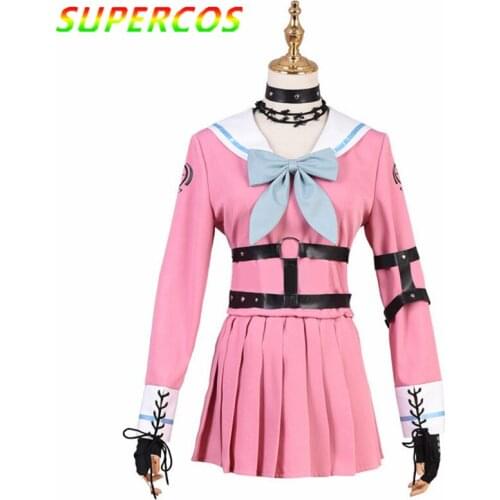 Danganronpa V3: Killing Harmony Iruma Miu Uniform Suit Cosplay Costume Halloween party