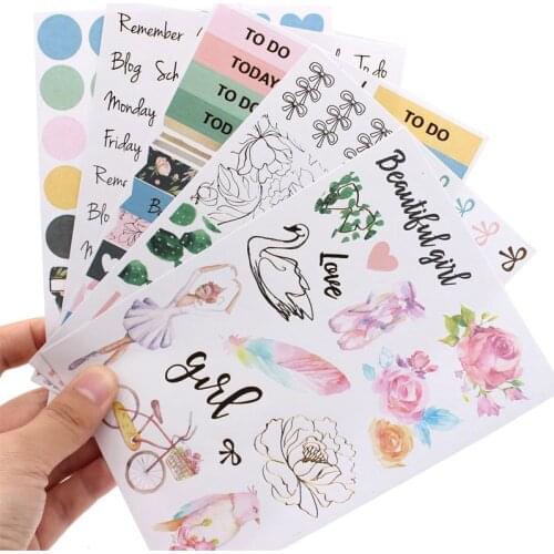 KSCRAFT Beautiful Girl Paper Stickers for Scrapbooking/ DIY Crafts/ Card Making Decoration