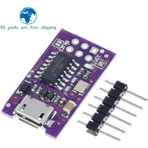 Micro USB Tiny AVR ISP ATtiny44 ATTiny45 ATTiny85 USBTinyISP Programmer Module For IDE Bootloader ISP Microcontroller 5V