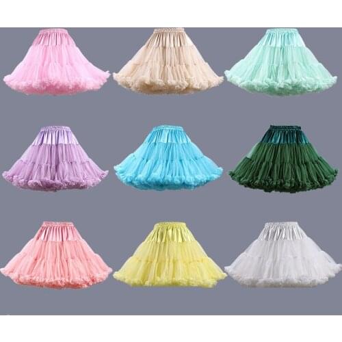 Fashion Short Petticoat Jupon In Stock Women Party Dress Underskirt Fast Delivery Bridal Crinoline Cheap Wedding Petticoat