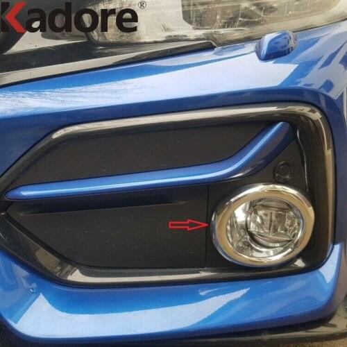 Front Fog Light Cover Trim For Honda Civic 2020 2021 Caron Fiber Head Foglight Lamp Decoration Frame Covers Sticker Car Styling