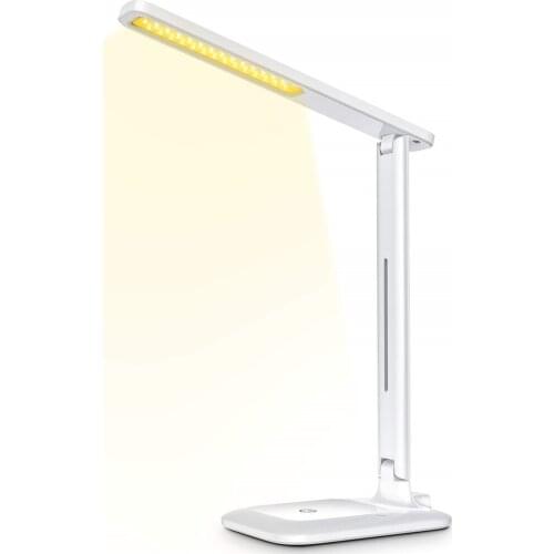 USB Rechargeable LED Light Folding Desk Lamp Eye Protection Touch Dimmable Reading Table Lamp Study Lamp 3 Modes