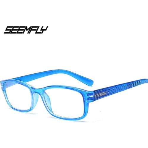 Seemfly New Trendy Reading Glasses Classic Full Frame HD Presbyopic Eyeglasses Hyperopia Eyewear Optical Spectacles +1.0 To +4.0