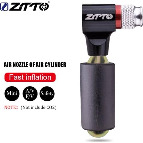 Portable CO2 Bicycle Tire Inflator Pump with Sleeve for Presta Valve MTB Mountain Road Bike Cycling Accessories