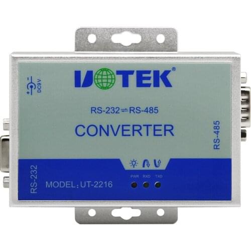 UT-2217 Industrial RS232 to RS485 active converter 232 to 485 converter with power DB9 to rs485 converter rs485 Serial adapter