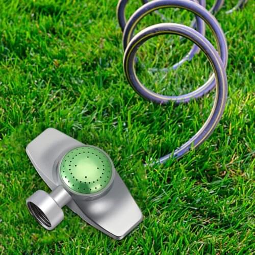Practical Lawn Sprinkler 360 Degree Rotatable Metal Automatic Multiple Holes Water Sprinkler Outdoor Garden Sprinklers