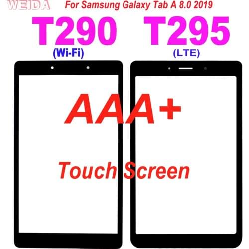 AAA+ 8” For Samsung Galaxy Tab A 8.0 2019 T290 T295 Touch Screen Glass Panel SM-T290 SM-T295 Touch Glass Replacement