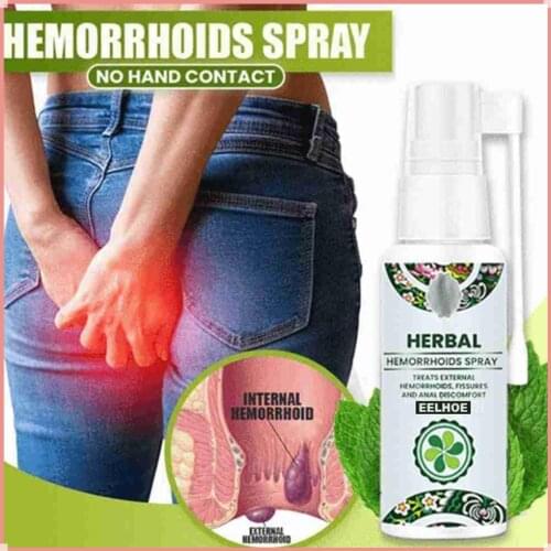 30ml Natural Herbal Hemorrhoids Spray Powerful Hemorrhoids Treatment Agent Relieve Anal Pain Hemorrhoids Treatment Agent