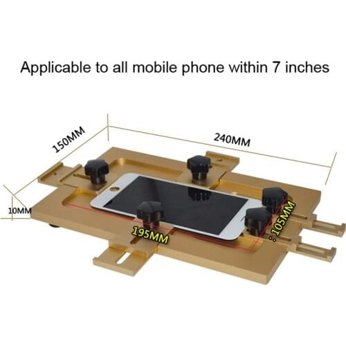 New Arrive Aluminium Alloy Universal Phone LCD OCA Laminate Fixed Mold Replace LCD UV Glue Mold Mould Glass Holder
