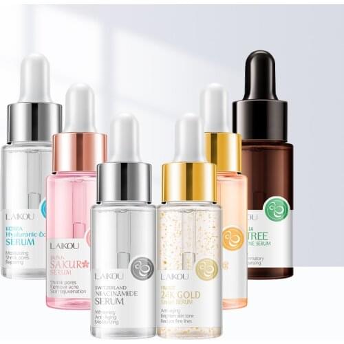 Strong Hyaluronic Acid 5 Color Blossom Vitamin C Snail Serum Anti Wrinkle Face Care Facial Skin Care Cream Moisturiser LAIKOU