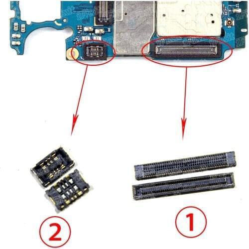 10pcs For Samsung A31 A315 A315F 40PIN LCD Display FPC connector / 78PIN USB Charger Charging Contact Plug battery connector