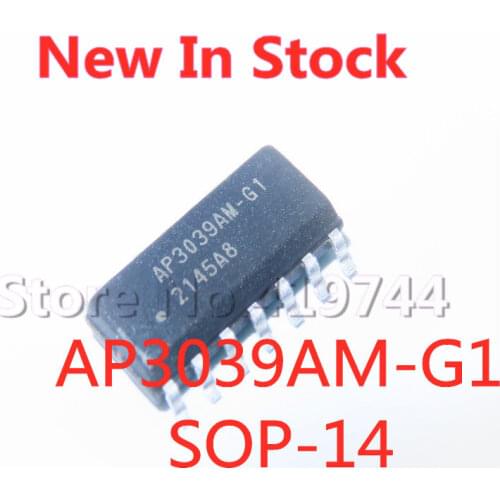 5PCS/LOT AP3039AM-G1 SOP-14 AP3039AMTR AP3039 AP3039AM SMD LCD power management chip In Stock NEW original IC