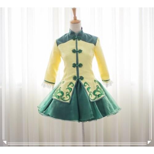 Amine Touhou Project Komeiji Koishi Cospaly Costume Chinese Style Of Cheongsam Sizes S-XXL Custom-made 2021 New