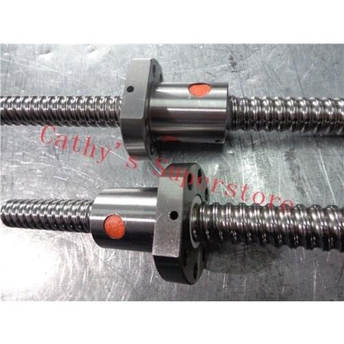 Free shipping 1204 Rolled Ballscrew set- 1pc SFU1204 -L300mm+61mm(machining parts) +1pcs ballnut + 1set FK10 FF10 Support
