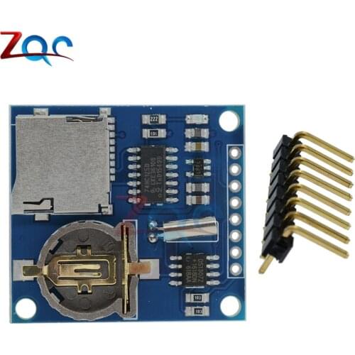 DS1307 Mini Data Logger SD Card Slot Module Development Board for Arduino