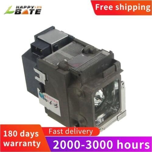 HAPPYBATE ELPLP65 V13H010L65 replancement Lamp for EB-1750/EB-1751/EB-1760W/EB-1761W/ EB-1770W/EB-1771W 1775W with housing