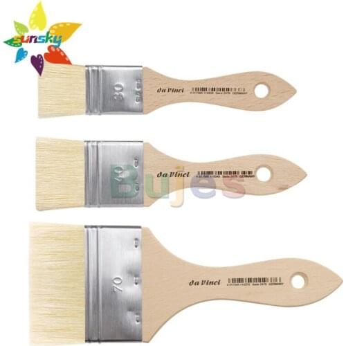 Original Germany da vinci Mottler2470 Professional Bristle hair Row brush Oil painting Acrylic panting brush Large area painting