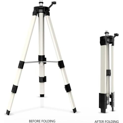 Infrared level bracket tripod lifting support rod thickening telescopic rod laser level triangle bracket Balance and stability