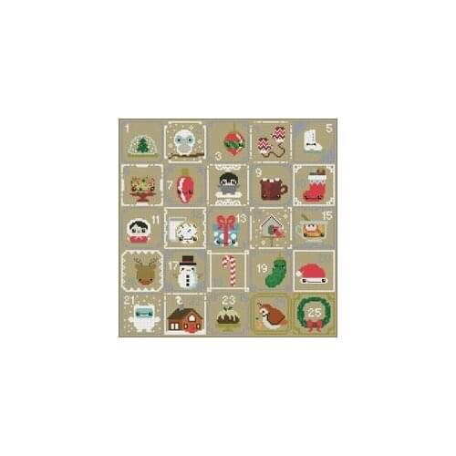 NN xiaoyi cotton self-matching cross stitch Cross stitch RS cotton comes with no prints Magazine - Christmas 25