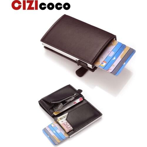 2020 New Credit Card Wallet porte carte RFID Anti-theft Fashion Card Case Holder Men and Women Coin Purse