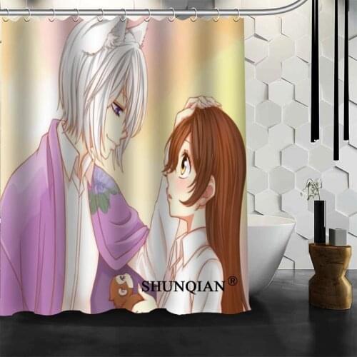 New Arriva Kamisama Kiss Shower Curtain Polyester Fabric Printing Bathroom Curtain Waterproof Bathroom Products With Hook