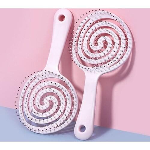 Professional Vented Hair Brush Comb Anti-Static Scalp Massage Wet Dry Hairs Combs Hairdressing Styling Tools