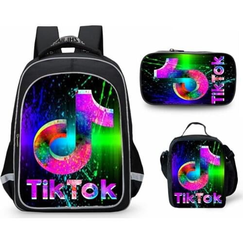 Childrens Schoolbag Hot Game Tik Tok Backpack For Primary School Comfortable Laptop Backpack Unisex 3D Cartoon Backpack