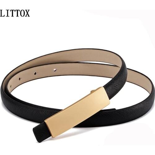 Thin Belt For Women Genuine Leather womens Cummerbunds Decorative Smooth Belts Female Straps Waistband