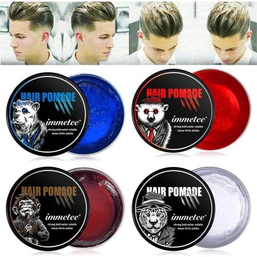 120g Transparent Hair Wax For Hair Men Style Combed Use Hold Styling Strong Best Strong Hold Daily Gel For Hair Wax T7V8