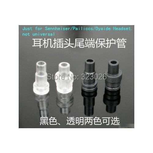 Diy 3.5mm headphone plug tail hole protective sleeve Fever wire braided tail protection Repair applicable 10pcs