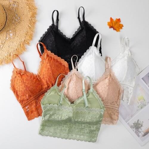 Linbaiway 2021 French Style Push up Bra for Women Solid Crops Tube Top Sexy Seamless Bralette Wire Free Brassiere Women Lingerie