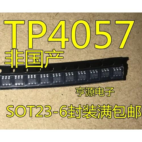 10PCS TP4057 IC 500mA 1% SOT-23-6