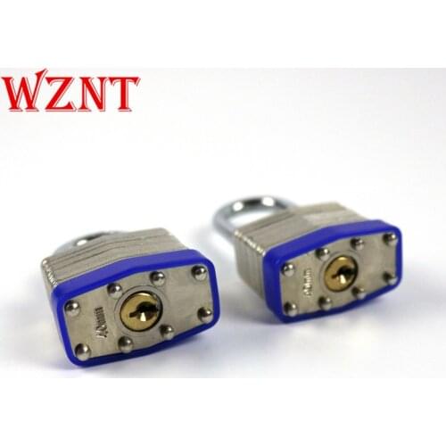 2pcs Free shipping High quality Heavy Duty Steel Safety Laminated padlock with two key