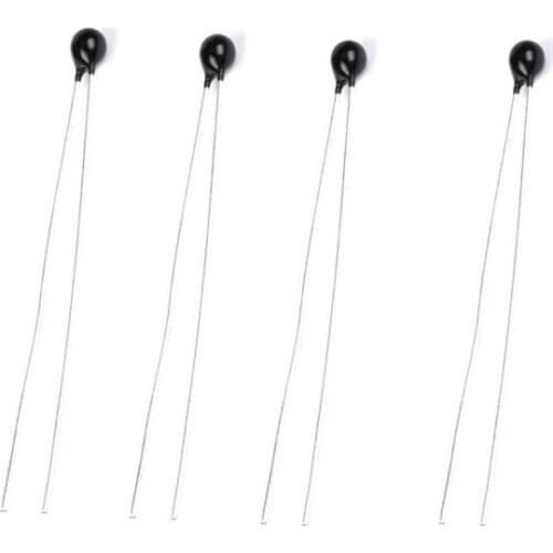 20pcs Thermistor NTC MF52 104 3950 100K ohm B Value 3950k 5% Thermal Resistor Temperature Sensor