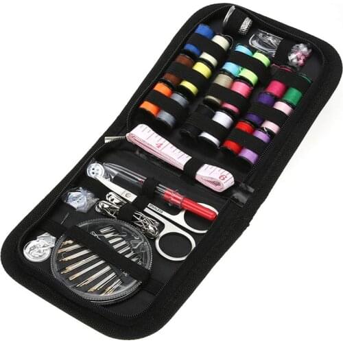 70Pcs/Set Portable Sewing Tool Set Multifunction Household Sewing Tool Box Thread/Needles/Ruler Sewing Accessories Supplles