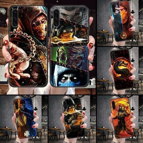Mortal Kombat Game Phone Case For Samsung Galaxy A 10 12 20E 21S 30 32 40 50 51 52 70 71 72 5 6 7 2016 2018 black fashion