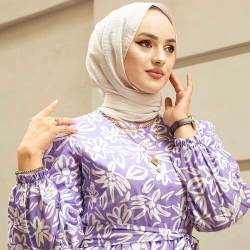 Jasmine Pattern Gypsy Dress Turkey Muslim Fashion Hijab Islam Clothing Dubai Istanbulstyles Istanbul 2021
