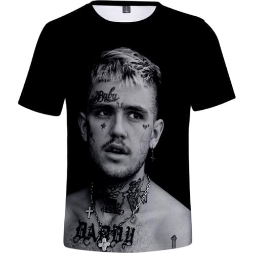 New Lil Peep 3D T-shirt Men/Women Casual Short T-shirts 3D Print Lil Peep Mens T Shirt Free Shipping Harajuku Style Tops Tees