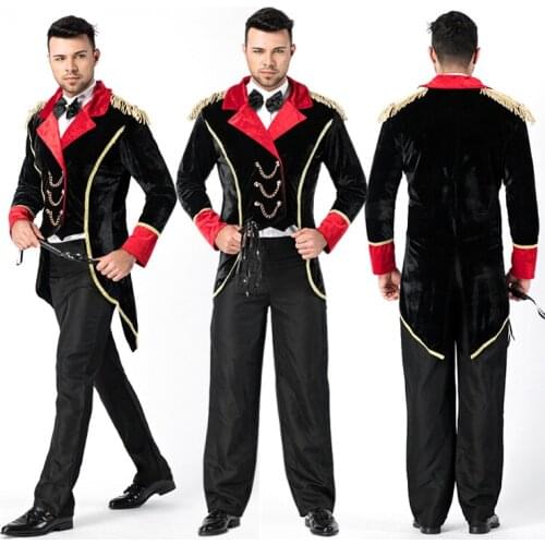 Halloween Christmas Party Costumes Court Guards Soldiers Cosplay British officers costumes For Men