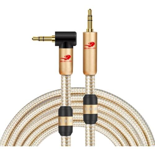 HIFI 1/8" 3.5 to 3.5 AUX Cable for Amplifier PC Phone Headphone Car Mini Jack 3.5mm to 3.5mm Audio Cable Male to Male Shielded