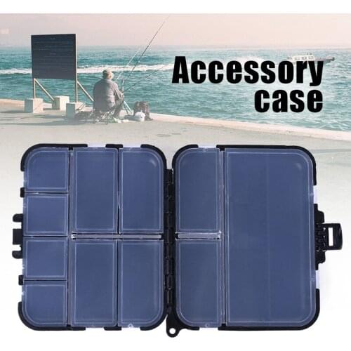 12-Grids Portable Fishing Tackle Box Fishing Accessories Organizer Multi Compartments B2Cshop