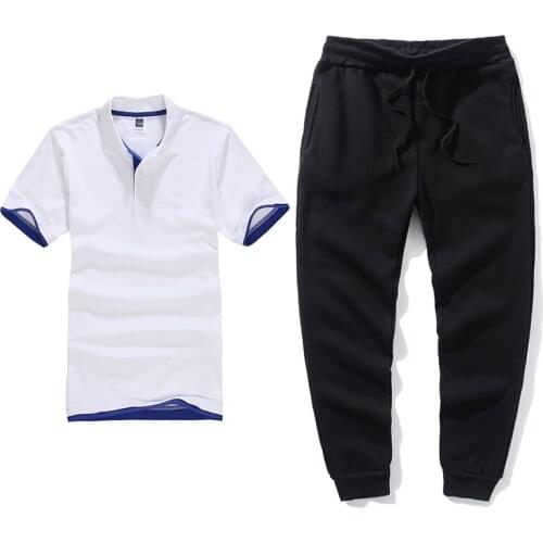 Summer casual POLO shirt sports pants suit brand is boss man T-shirt funny Harajuku top T-shirt streetwear hip-hop T-shirt