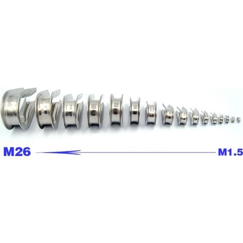 M1.5-M26 SS304 Stainless Steel Wire Rope Cable Thimbles Galvanized Fastners Rigging Hardware For Wire Rope Cable