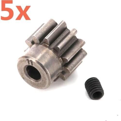 5Pieces Gear Motor 32P 11T 3.175mm # 6747 For Rustler 4X4 TRX4 TRX6 G63 RC Auto Parts Accessories