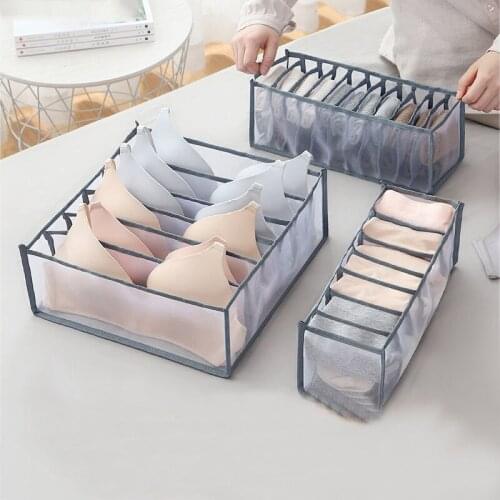 Underwear Bra Socks Panties Storage Boxes Wardrobe Cabinet Organizers Save Space Home Room Organization